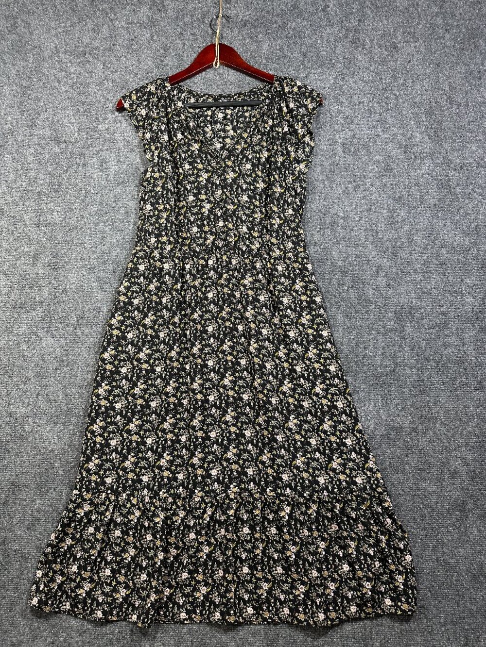 J Crew Mercantile Dress Womens Small Superbloom Floral Flounce Romantic Boho